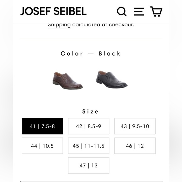 Josef Seibel Douglas Black Leather Men’s Dress Slip-on Loafers - Picture 11 of 11